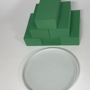 Planet Gates 1pc/3pcs/6pcs, High-density Dry Flower Mud, Wet Flower Mud Bouquet Flower Arrangement Material, Flower Basket Flower Shop Fresh Flowers Simulation Flower Flower Mud