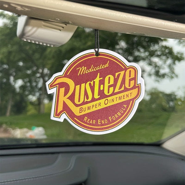 Planet Gates 1pc/3pcs Rust-Eze Car Aromatherapy Tablets, Car Fragrance, Car Rearview Mirror Hanging Decoration, Car Air Fresheners, Car Interior Accessories