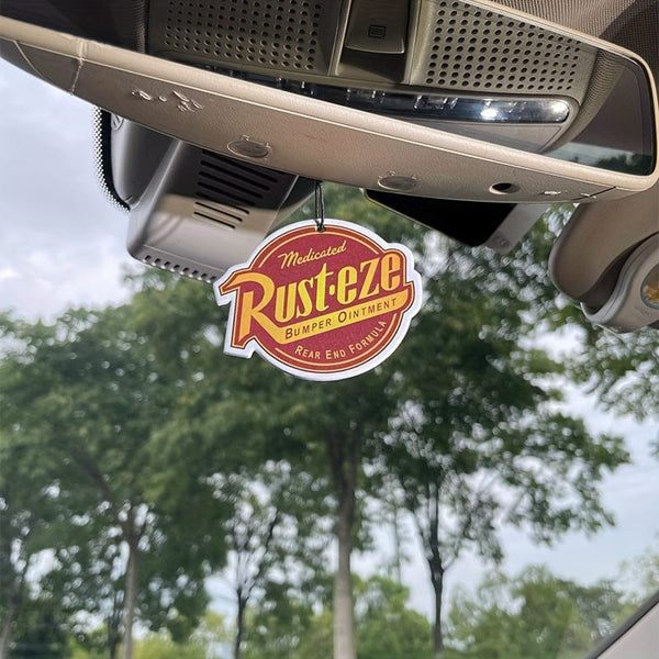 Planet Gates 1pc/3pcs Rust-Eze Car Aromatherapy Tablets, Car Fragrance, Car Rearview Mirror Hanging Decoration, Car Air Fresheners, Car Interior Accessories