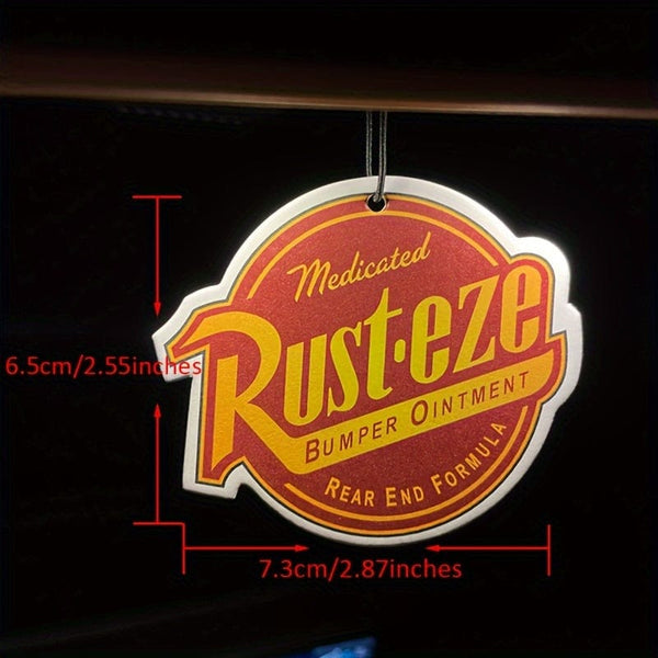 Planet Gates 1pc/3pcs Rust-Eze Car Aromatherapy Tablets, Car Fragrance, Car Rearview Mirror Hanging Decoration, Car Air Fresheners, Car Interior Accessories