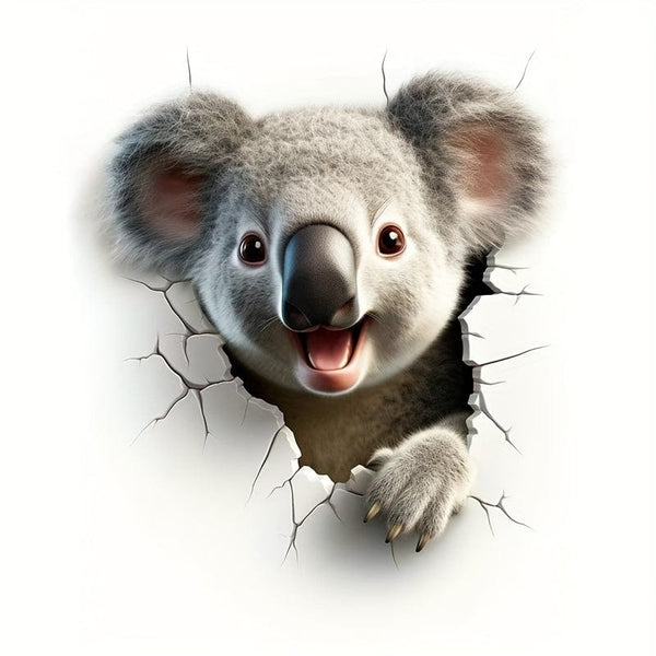 Planet Gates 1pc 4 In 1 Animal Stickers Decals, Fun Car Stickers, Motorcycle Stickers, Laptop, Home Window Wall Wall Cup Toolbox Guitar Scooter Stickers Decals