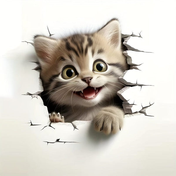 Planet Gates 1pc 4 In 1 Animal Stickers Decals, Fun Car Stickers, Motorcycle Stickers, Laptop, Home Window Wall Wall Cup Toolbox Guitar Scooter Stickers Decals