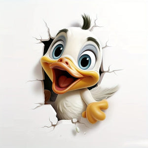 Planet Gates 1pc 4 In 1 Animal Stickers Decals, Fun Car Stickers, Motorcycle Stickers, Laptop, Home Window Wall Wall Cup Toolbox Guitar Scooter Stickers Decals