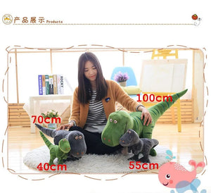 Planet Gates 1pc 40-100cm New Dinosaur Plush Toys Cartoon Tyrannosaurus Cute Stuffed Dolls for Kids Children Boys Birthday Gift