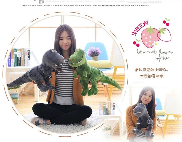 Planet Gates 1pc 40-100cm New Dinosaur Plush Toys Cartoon Tyrannosaurus Cute Stuffed Dolls for Kids Children Boys Birthday Gift