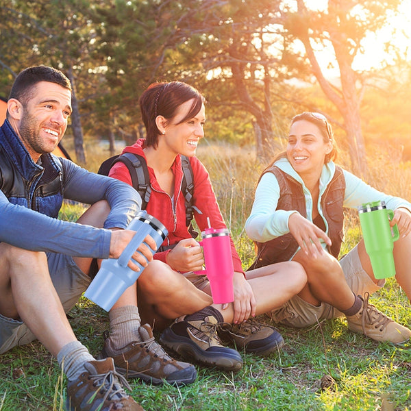 Planet Gates 1pc 40 Oz Tumbler With Lid And Straw, 18/8 Stainless Steel Vacuum Insulated Travel Mug, Thermal & Lced Coffee Cup, Double Wall Leak-proof Sports Water Bottle For Hot And Cold Drinks