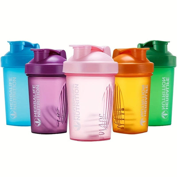 Planet Gates 1pc 400ml/13.5oz Fitness Sports Water Bottle Fashion Simple Shaker Cup Protein Powder Nutrition Milkshake Mixing Cup With Scale Water Cup