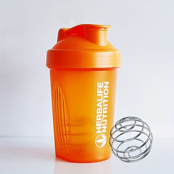 Planet Gates 1pc 400ml/13.5oz Fitness Sports Water Bottle Fashion Simple Shaker Cup Protein Powder Nutrition Milkshake Mixing Cup With Scale Water Cup
