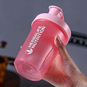Planet Gates 1pc 400ml/13.5oz Fitness Sports Water Bottle Fashion Simple Shaker Cup Protein Powder Nutrition Milkshake Mixing Cup With Scale Water Cup