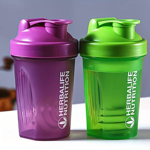 Planet Gates 1pc 400ml/13.5oz Fitness Sports Water Bottle Fashion Simple Shaker Cup Protein Powder Nutrition Milkshake Mixing Cup With Scale Water Cup