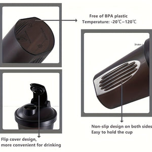 Planet Gates 1pc, 400ml (13.5oz) Shaker Bottle, BPA Free, Protein Shaker Bottle, Mini Sports Plastic Shaker Bottle, Portable, Outdoor Sports Water Bottle, Drinkware