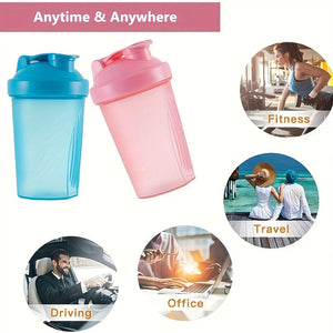 Planet Gates 1pc, 400ml (13.5oz) Shaker Bottle, BPA Free, Protein Shaker Bottle, Mini Sports Plastic Shaker Bottle, Portable, Outdoor Sports Water Bottle, Drinkware