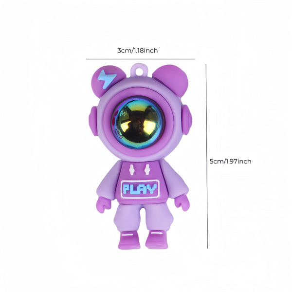 Planet Gates 1pc/4pcs Astronaut Lightning Bear Design Car Air Freshener, Car Air Vent Aromatherapy Diffuser Clip, Car Air Outlet Decoration Clip, Car Interior Decoration Accessories