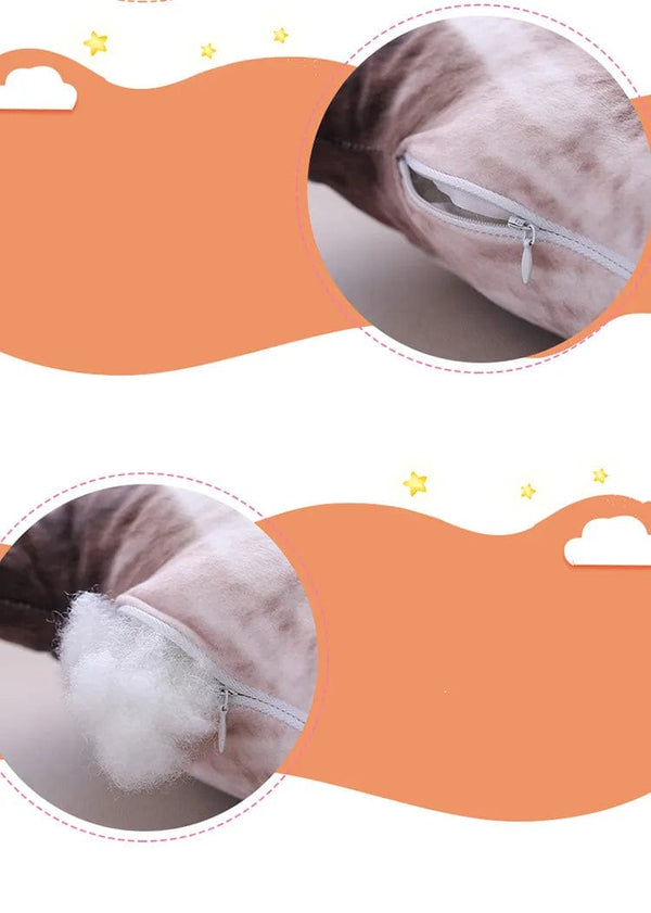 Planet Gates 1pc 50cm Simulation Plush Cat Pillows Soft Stuffed Animals Cushion Sofa Decor Cartoon Plush Toys for Children Kids Gift