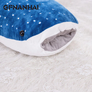 Planet Gates 1pc 56cm cartoon simulation blue shark plush toy stuffed soft creative animal whale dolls cushion for children birthday gif