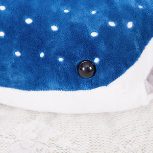 Planet Gates 1pc 56cm cartoon simulation blue shark plush toy stuffed soft creative animal whale dolls cushion for children birthday gif
