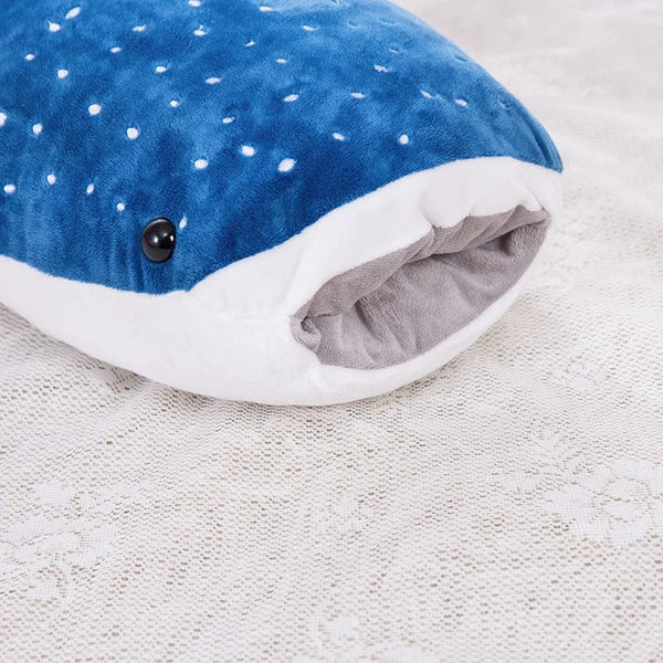 Planet Gates 1pc 56cm cartoon simulation blue shark plush toy stuffed soft creative animal whale dolls cushion for children birthday gif