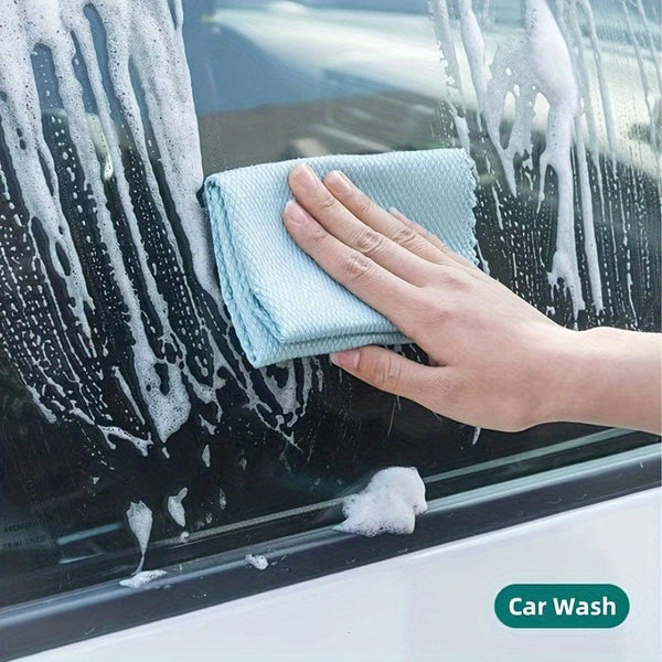 Planet Gates 1pc/5pcs/10pcs Wiping Cloth, Car Washing Towel, Car Wiping Cloth, Multi-purpose Traceless Wiping Cloth For Car
