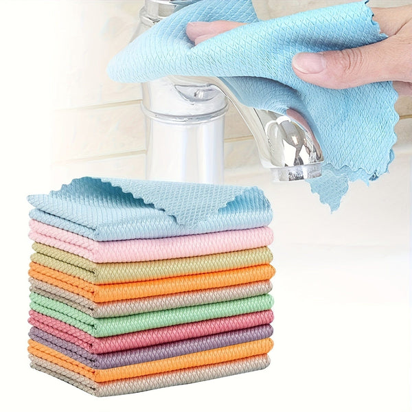 Planet Gates 1pc/5pcs/10pcs Wiping Cloth, Car Washing Towel, Car Wiping Cloth, Multi-purpose Traceless Wiping Cloth For Car