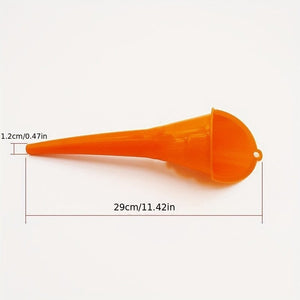 Planet Gates 1pc/5pcs Car Motorcycle Long Mouth Funnel Diesel Filling Tool Plastic Anti-splash Refueling Oil Liquid Nozzle Car Accessories