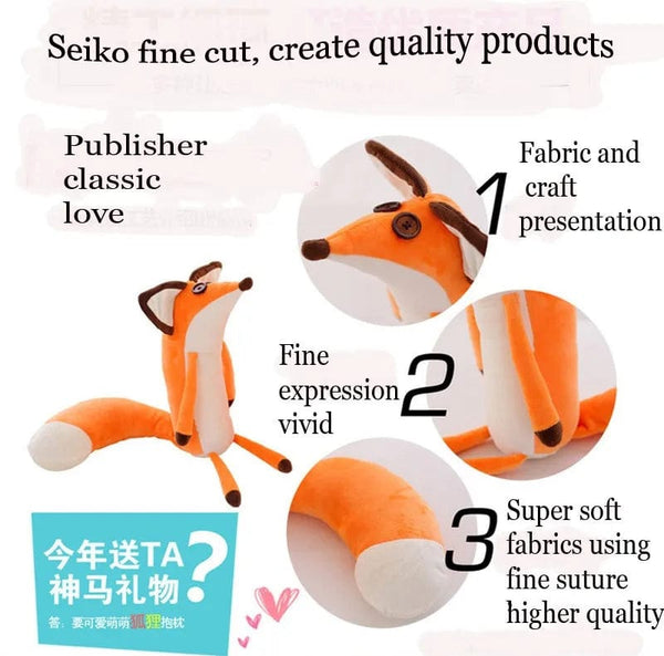 Planet Gates 1pc 60cm Moive Cartoon The Little Prince And The Fox Plush Doll Stuffed Animals Plush Education Toys For Babys Christmas gifts