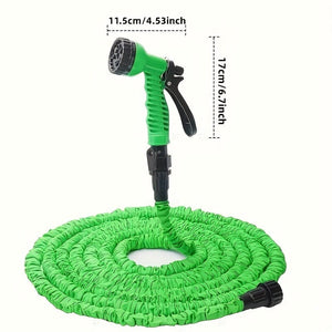 Planet Gates 1pc 7.62meter-30.48meter Garden Hose Pipe, Water Hose, Flexible Water Hose Plastic Hose, Car Wash Water Gun, Watering Tool, Expandable High Pressure 7 Modes
