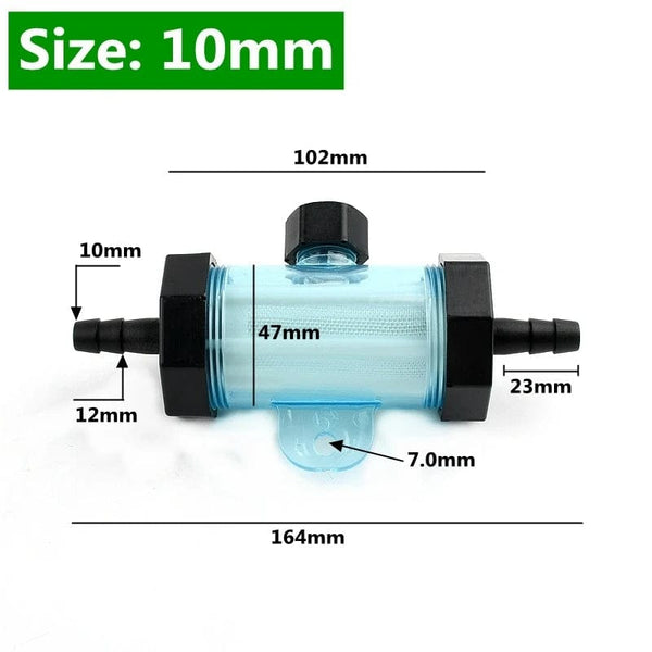 Planet Gates 1PC 8/10/12/14/18/22mm Pagoda Hose Filter Garden Irrigation Fittings Aquarium Transparent Filter Fish Tank Water Pipe Filter