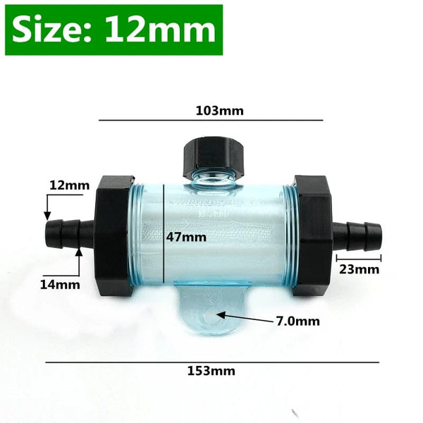 Planet Gates 1PC 8/10/12/14/18/22mm Pagoda Hose Filter Garden Irrigation Fittings Aquarium Transparent Filter Fish Tank Water Pipe Filter
