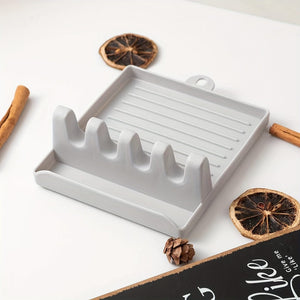 Planet Gates 1pc, Abs Utensil Rest With Drip Pad, Kitchen Utensil Holder For Spoons, Ladles, Tongs, Spatulas And More, Kitchen Gadgets, Kitchen Stuff, Kitchen Accessories, Home Kitchen Items