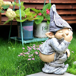 Planet Gates 1pc Add a Touch of Whimsy to Your Garden with this Adorable Naughty Knome Statue!