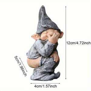 Planet Gates 1pc Add a Touch of Whimsy to Your Garden with this Adorable Naughty Knome Statue!