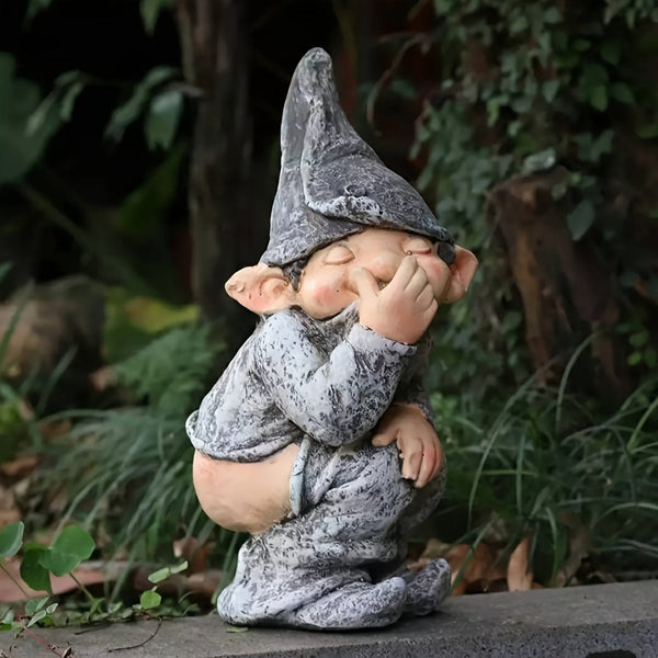 Planet Gates 1pc Add a Touch of Whimsy to Your Garden with this Adorable Naughty Knome Statue!