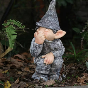 Planet Gates 1pc Add a Touch of Whimsy to Your Garden with this Adorable Naughty Knome Statue!