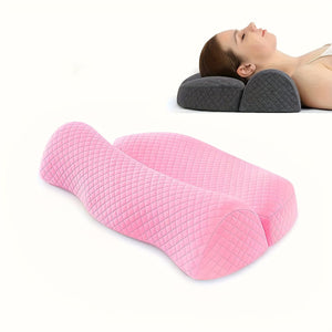 Planet Gates 1pc Adjustable Memory Foam Neck Pillow For Shoulder And Cervical Relax - Ergonomic Orthopedic Contour Support Pillow