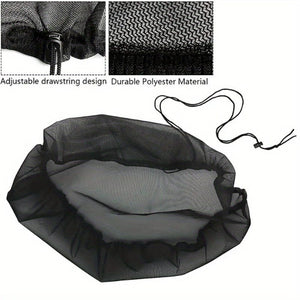 Planet Gates 1pc Adjustable Mesh Cover For Rain Barrel, Anti Falling Leaves Filter Screen, Gardening Supplies