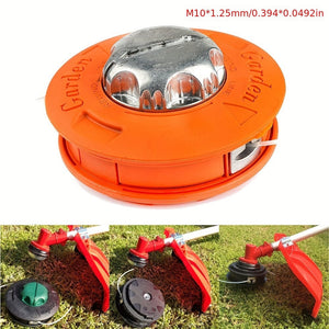 Planet Gates 1pc Alloy Universal Twister Bump Feed Line Trimmer Head Whipper Brush Cutter Brush Cutter, Thread Size M10x1.25 Left Hand Lawn Mower