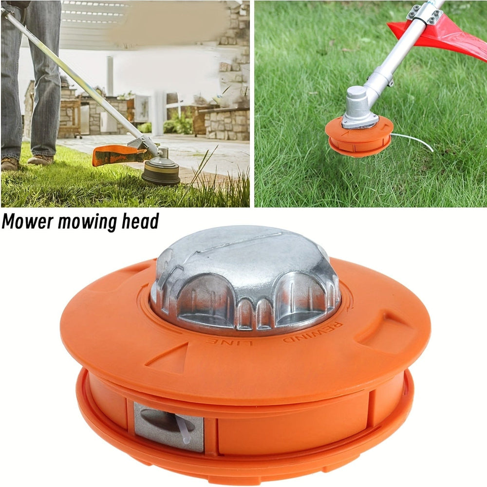 Planet Gates 1pc Alloy Universal Twister Bump Feed Line Trimmer Head Whipper Brush Cutter Brush Cutter, Thread Size M10x1.25 Left Hand Lawn Mower