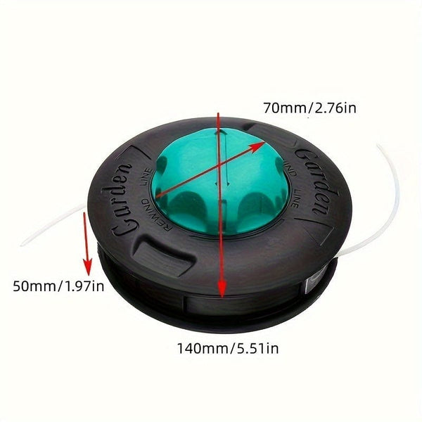 Planet Gates 1pc Alloy Universal Twister Bump Feed Line Trimmer Head Whipper Brush Cutter Brush Cutter, Thread Size M10x1.25 Left Hand Lawn Mower