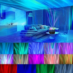 Planet Gates 1pc Arctic 1pc Northern Lights Night Light, 7 Modes Projection Remote Control For Bedroom, Christmas Decoration Home Theater, Party Birthday Gift, Atmosphere Light, StaProjector, Children Adult Room Decoration, Home Theater, Ceiling,