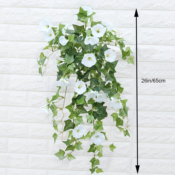 Planet Gates 1pc Artificial Petunias Flower Hanging Plant - Perfect for Outdoor/Indoor Decor!