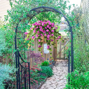 Planet Gates 1pc Artificial Petunias Flower Hanging Plant - Perfect for Outdoor/Indoor Decor!