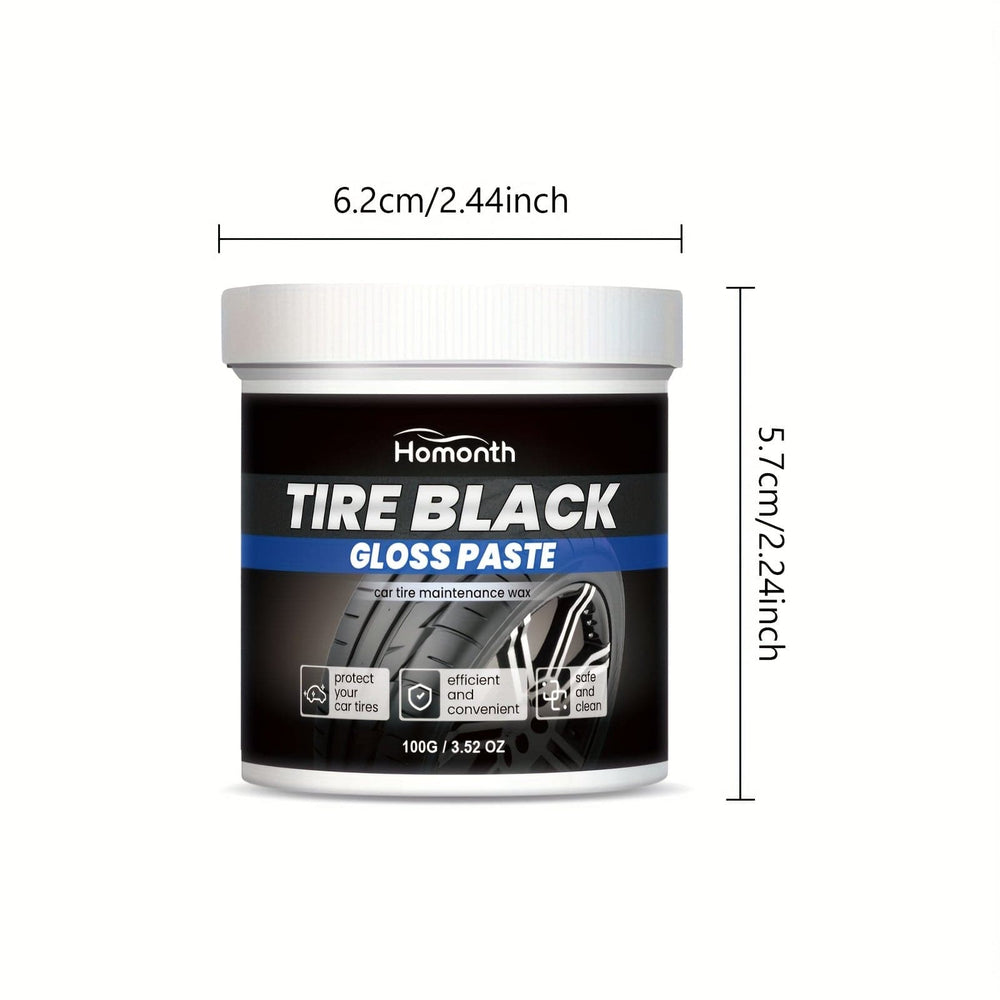 Planet Gates 1pc Automobile Tire Maintenance Cream. Tire Cleaning, Hub Decontamination, Brightening, Durable Rust Removal And Cleaning Agent