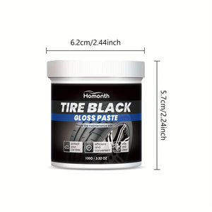 Planet Gates 1pc Automobile Tire Maintenance Cream. Tire Cleaning, Hub Decontamination, Brightening, Durable Rust Removal And Cleaning Agent