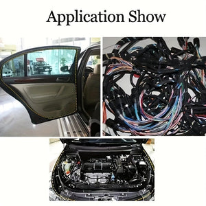 Planet Gates 1pc Automotive Wire Harness 51618 Velvet Cloth Tape Soundproofing Tape High Temperature Resistant Fabric Base Wire Harness Tape