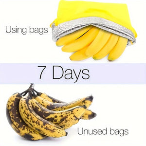 Planet Gates 1pc Banana Storage Bag, Vegetable Preservation Bag, Prevent Ripening, Banana Storage Freshness Bag, Lightweight Convenient Banana Bag And Lettuce Bag, Washable, Durable, Kitchen Supplies, Kitchen Gadgets, Cheapest Items