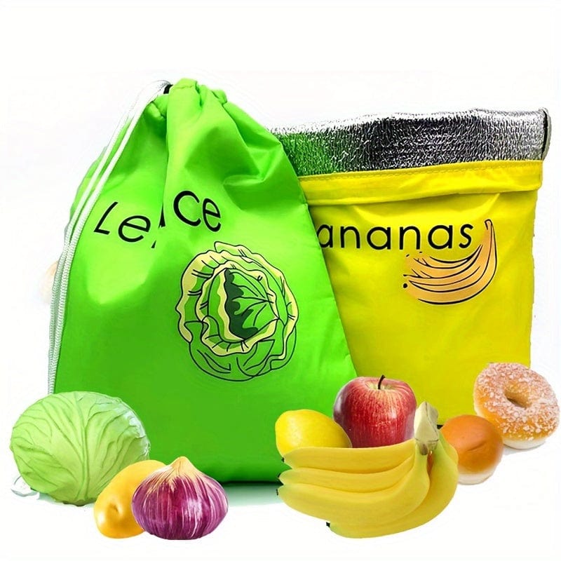 Planet Gates 1pc Banana Storage Bag, Vegetable Preservation Bag, Prevent Ripening, Banana Storage Freshness Bag, Lightweight Convenient Banana Bag And Lettuce Bag, Washable, Durable, Kitchen Supplies, Kitchen Gadgets, Cheapest Items