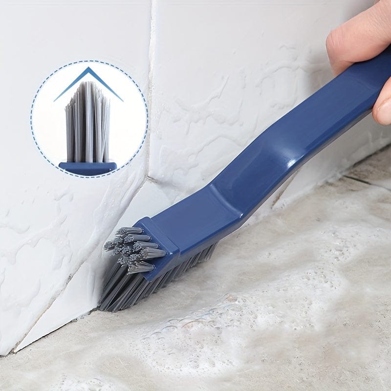 Planet Gates 1pc, Bathroom Cleaning Brush, Gap Brush, Two-in-one Small Clip Hair Window Cleaning Brush, Kitchen Multi-function Gap Brush, Cleaning Tools, Cleaning Supplies