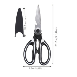 Planet Gates 1pc BBQ Scissors, Sharp Kitchen Scissors, Stainless Steel Multipurpose Shears For Meat Cutting, Kitchen Supplies
