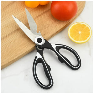 Planet Gates 1pc BBQ Scissors, Sharp Kitchen Scissors, Stainless Steel Multipurpose Shears For Meat Cutting, Kitchen Supplies