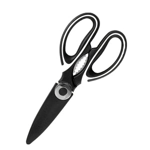 Planet Gates 1pc BBQ Scissors, Sharp Kitchen Scissors, Stainless Steel Multipurpose Shears For Meat Cutting, Kitchen Supplies